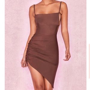 Chocolate strapy Bandage Dress